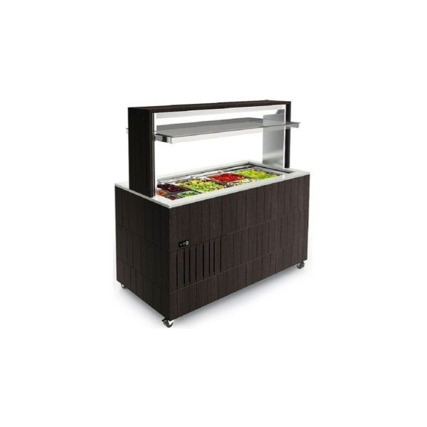 Стол шведский тепловой Enofrigo DOGE ISOLA SVT FISSA 2000 Q3PC ВЕНГЕ