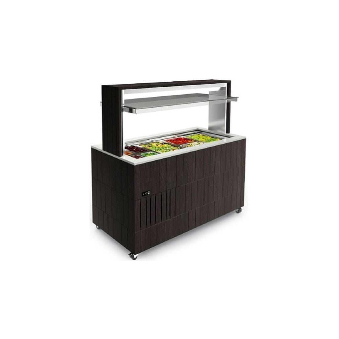 Стол шведский тепловой Enofrigo DOGE ISOLA SVT FISSA 2000 Q3PC ВЕНГЕ