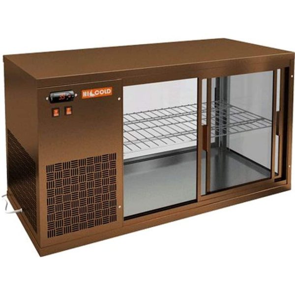 Витрина Hicold VRL 1100 L BRONZE
