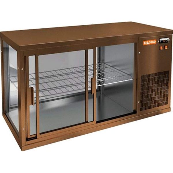 Витрина Hicold VRL 1300 R BRONZE