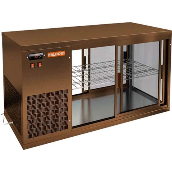 Витрина Hicold VRL T 1100 L BRONZE