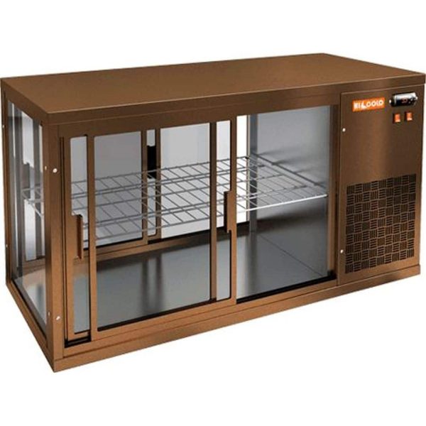 Витрина Hicold VRL T 1300 R BRONZE